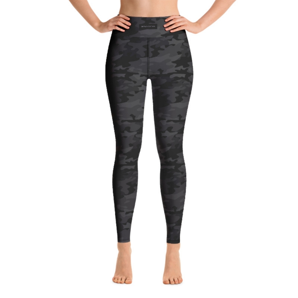 ❤ Bena & Eva Yoga Leggings - Black Camo